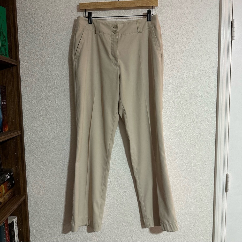 Nike Golf Dri-Fit Women's‎ Size 6 Pants Cream Performance Athletic Lightweight